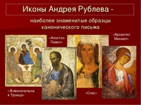 Час духовности «Великие люди России - Андрей Рублев»